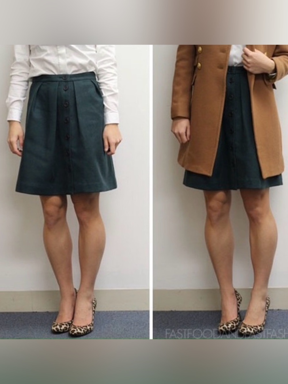 J crew wool skirt